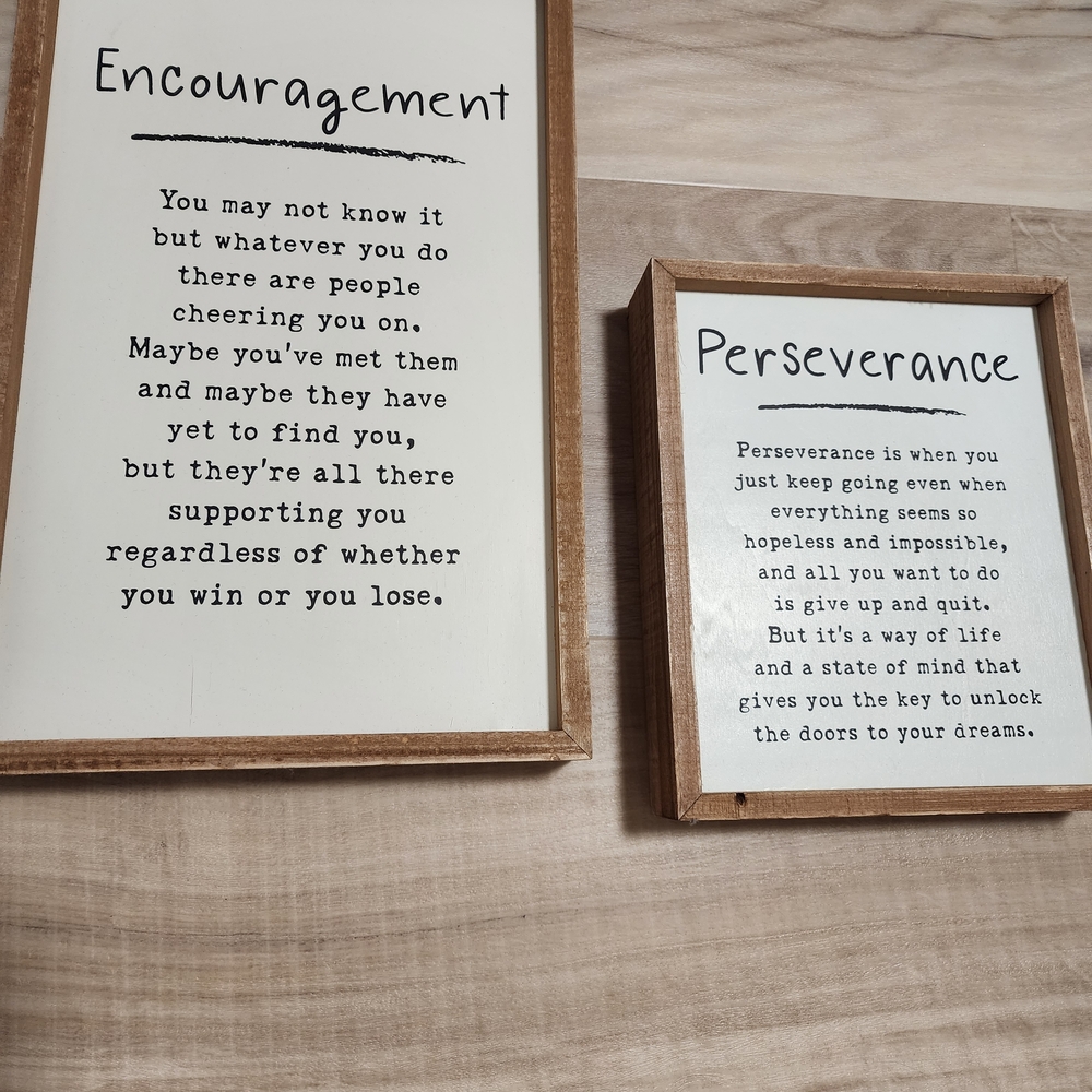 Framed Quote Art Set Of 2
